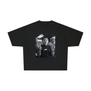 AF Oversize Tee “No Apologies” – Black